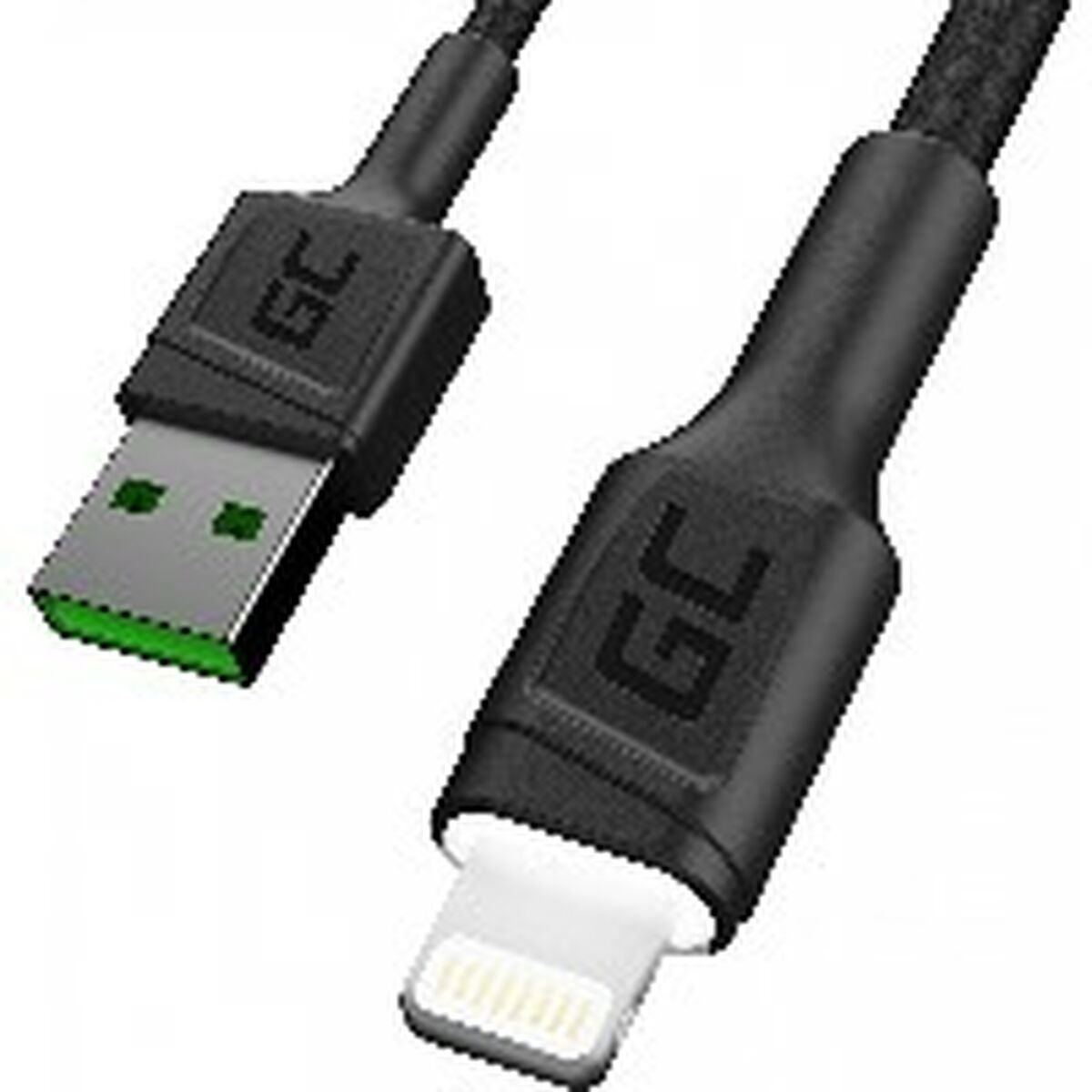 Lightning-Kabel Green Cell KABGC12 Svart 2 m